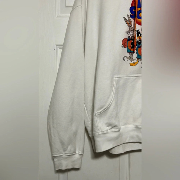 FREEZE Space Jam 2 Tune Squad Looney Tunes White Hoodie Size XL - Picture 4 of 6